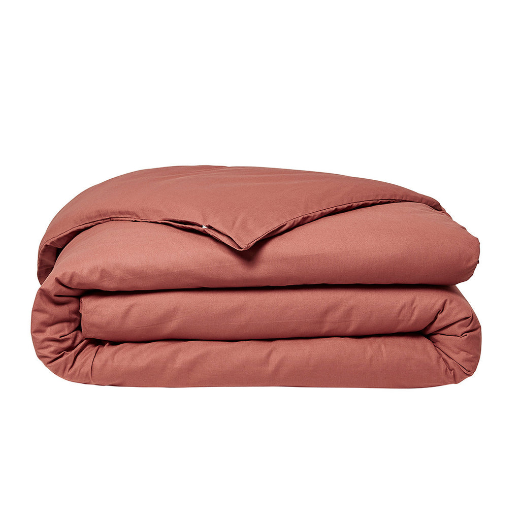 Permanent Uni Essential - Housse De Couette - Terracotta
