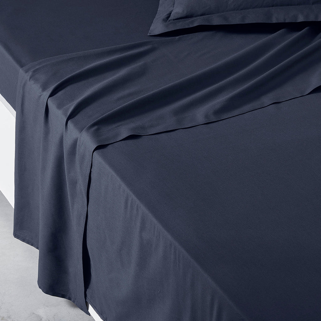 Permanent Uni Essential - Drap Plat - Navy