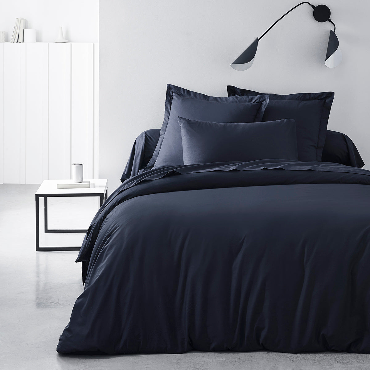 Permanent Uni Essential - Drap Plat - Navy