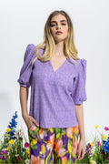 Le Top Joplin Jacquard Mauve