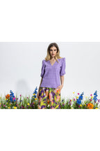 Le Top Joplin Jacquard Mauve