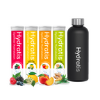 Pack Gourde Noire + 4 Tubes