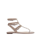 Valentino Garavani Rockstud Flip-Flop Sandals - Beige - Femme