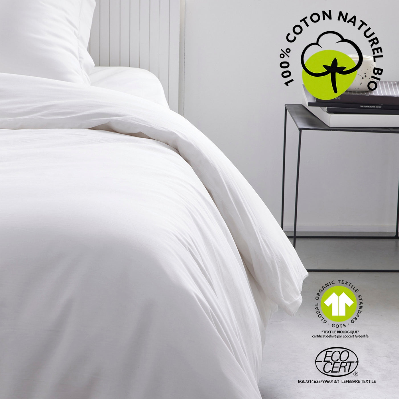 Organic - Housse De Couette - Blanc