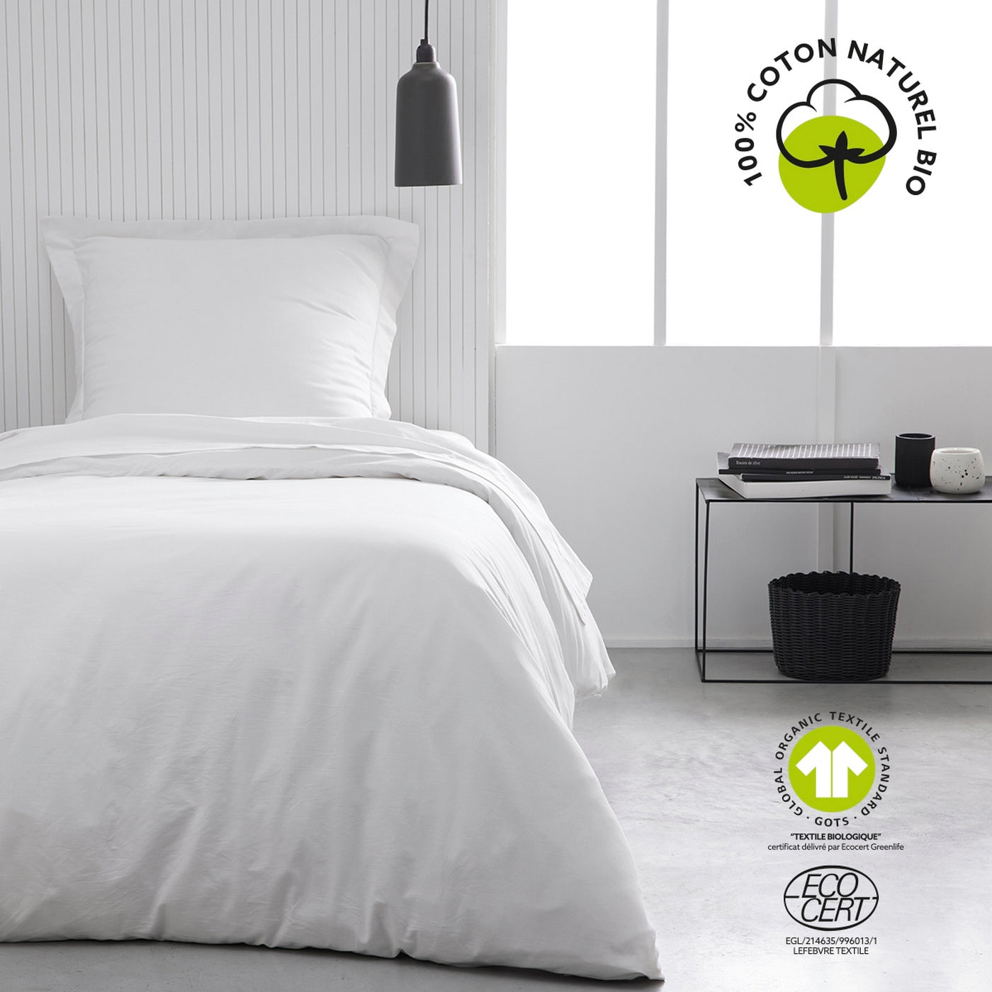 Organic - Housse De Couette - Blanc