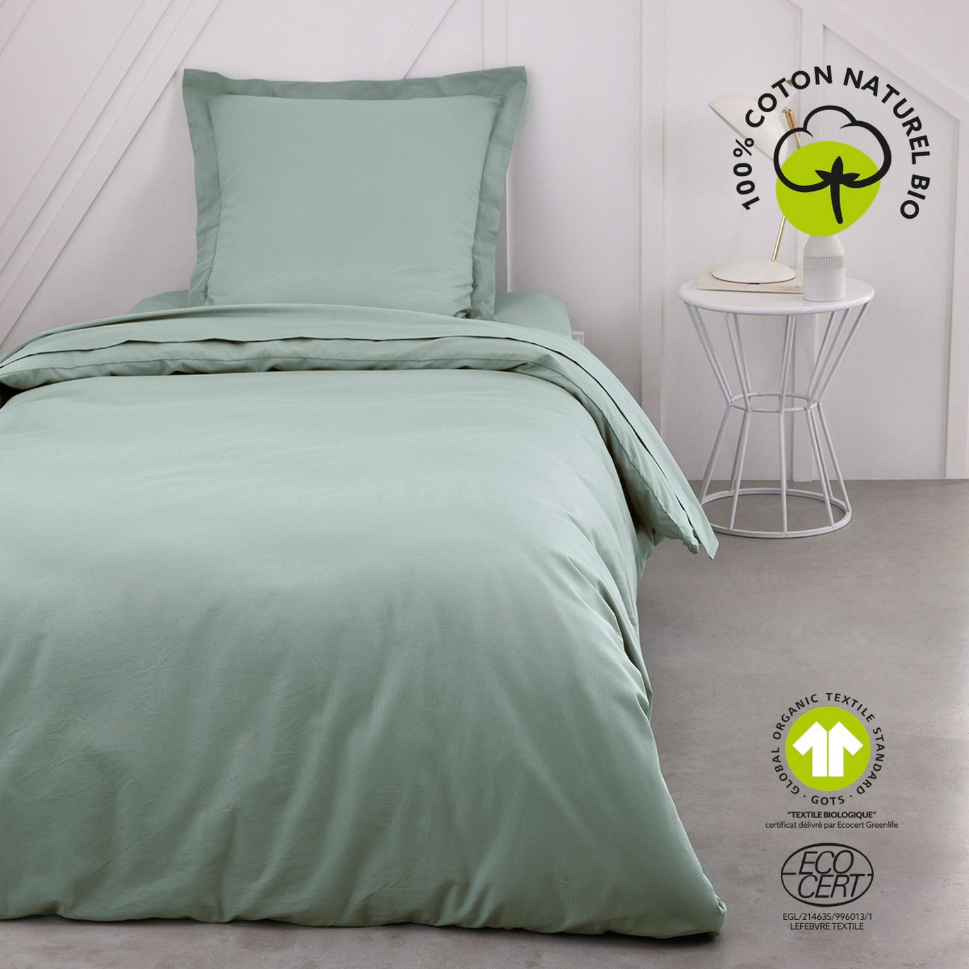 Organic - Housse De Couette - Vert