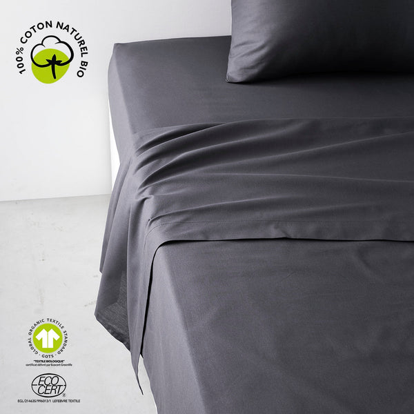 Organic - Drap Plat - Gris