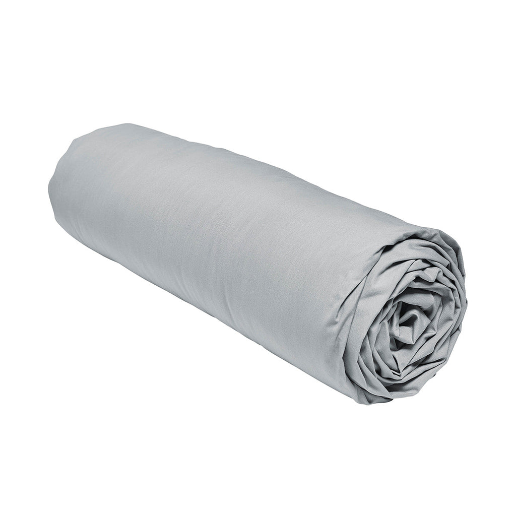 Percale Permanent Premium - Drap Housse Percale - Acier