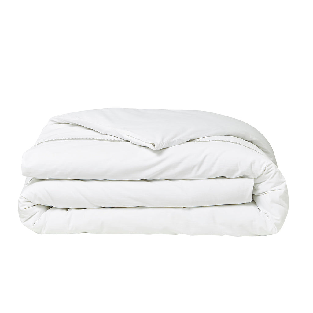 Percale Permanent Premium - Parure De Lit Lace Percale - Craie