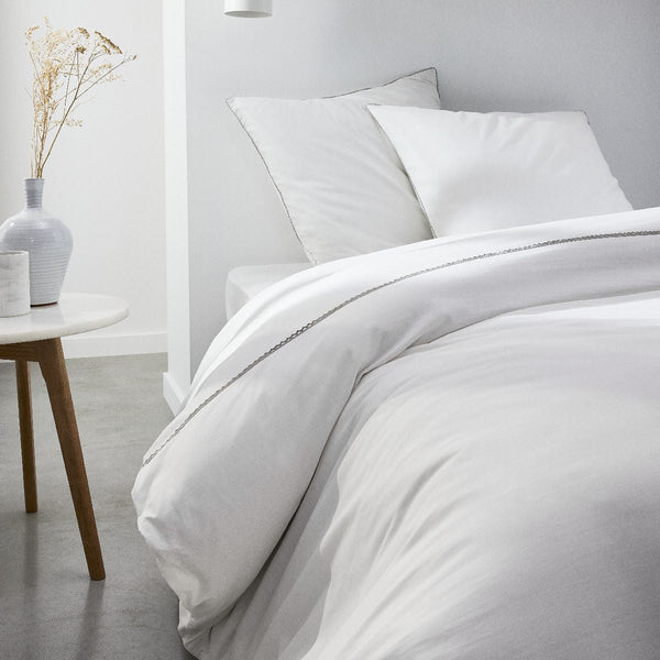 Percale Permanent Premium - Parure De Lit Lace Percale - Craie