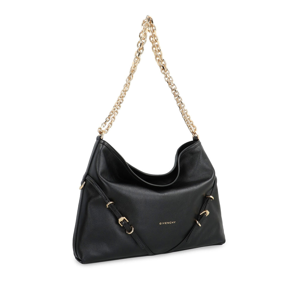 Givenchy - Sac Bandoulière Medium Voyou Chain - Femme - Black