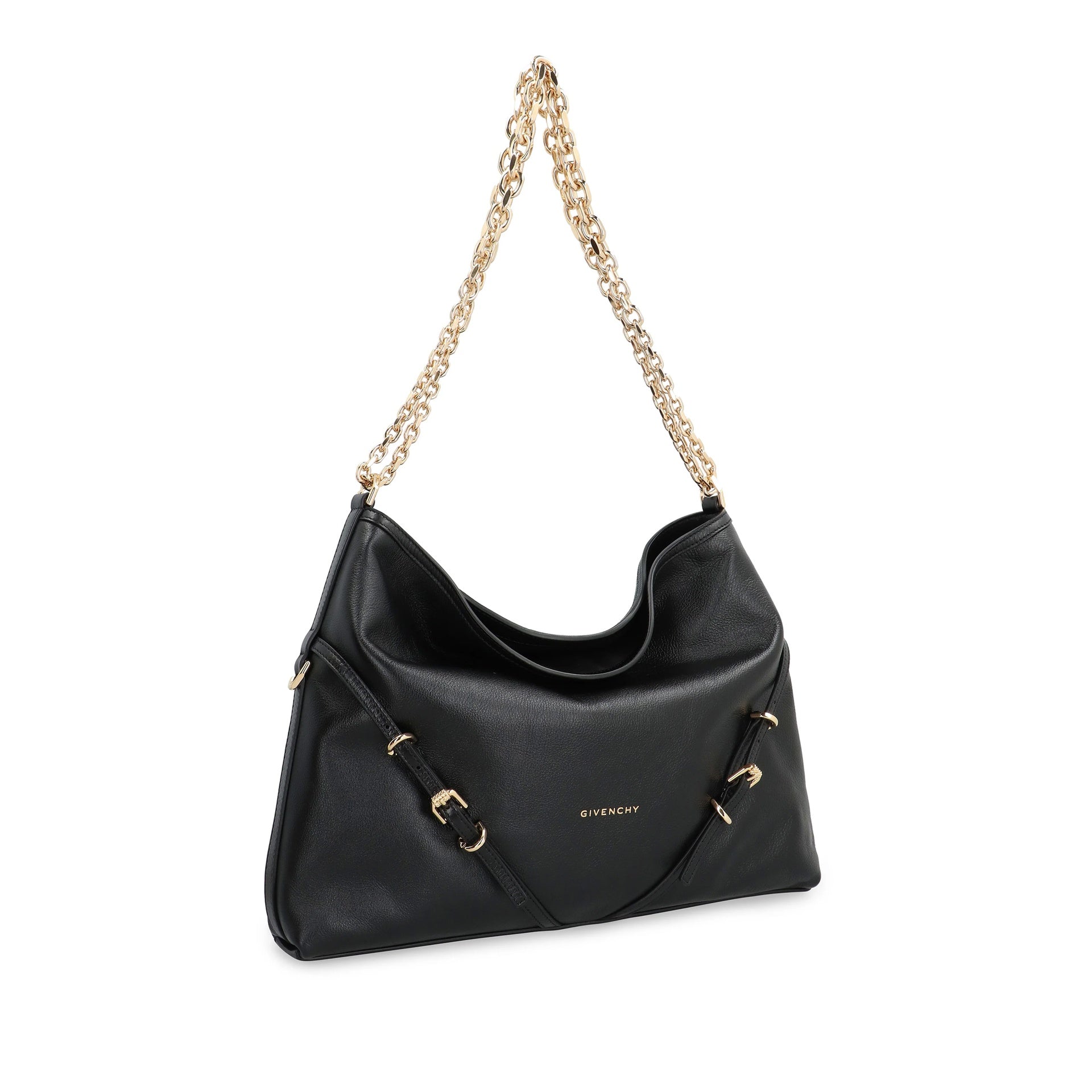 Givenchy - Sac Bandoulière Medium Voyou Chain - Femme - Black
