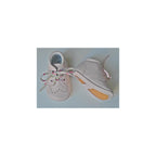 Chaussons Bébé Souples Antidérapants Mini-Adonis - Cuir Rose Pâle - Fille