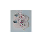 Chaussons Bébé Souples Antidérapants Mini-Adonis - Cuir Rose Pâle - Fille