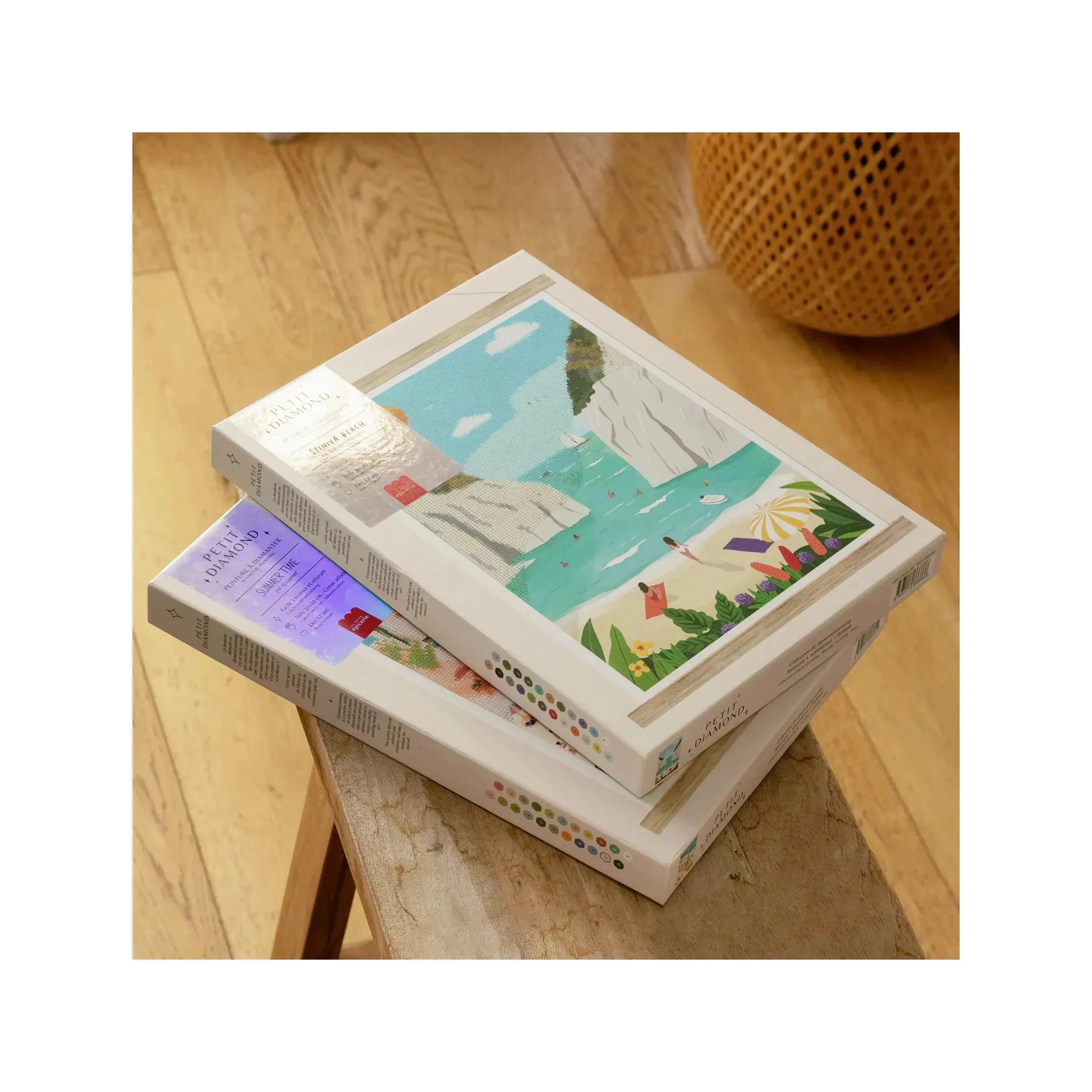 Coffret Petit Diamond - Diamond Painting Stiniva Beach Par Maja Tomljanovic