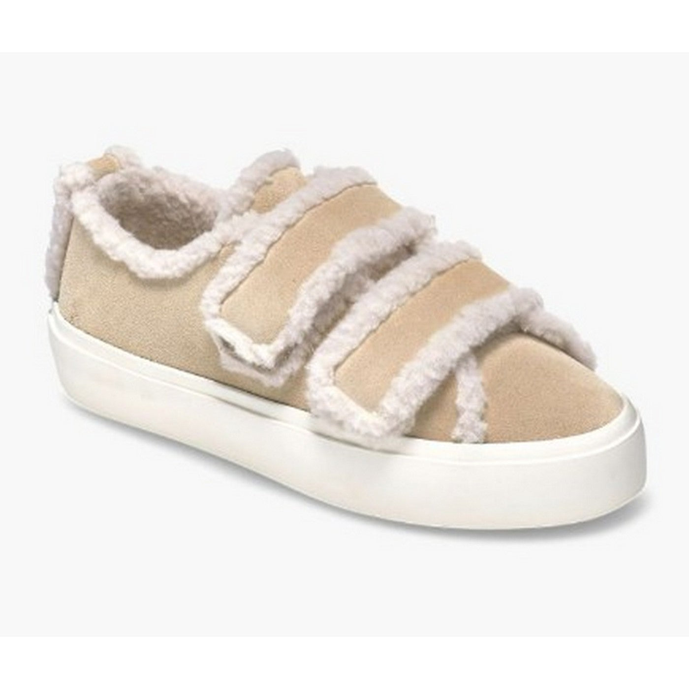 Sneakers Shearling Low Velcro - Sand - Mixte