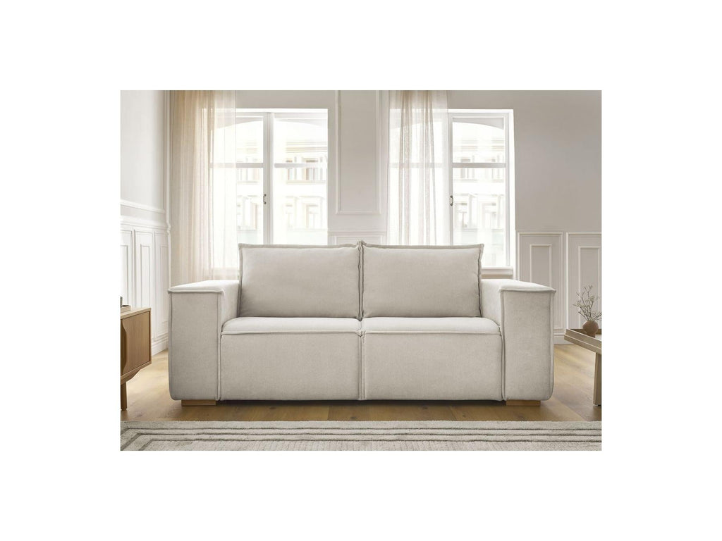Chelsea - Canapé Droit Convertible Ouverture Express - Tissu Texturé - 140X200