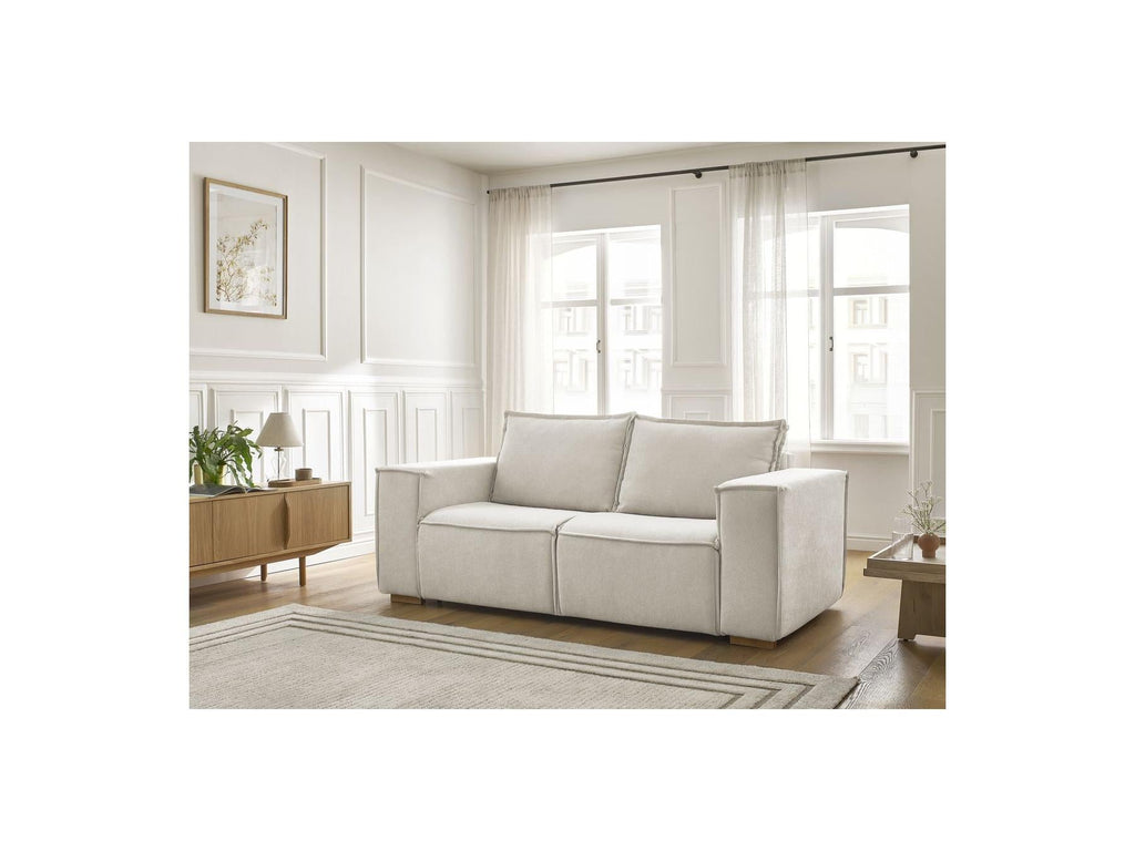 Chelsea - Canapé Droit Convertible Ouverture Express - Tissu Texturé - 160X200
