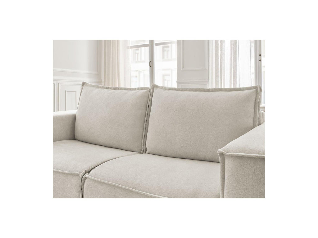 Chelsea - Canapé Droit Convertible Ouverture Express - Tissu Texturé - 140X200