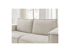 Chelsea - Canapé Droit Convertible Ouverture Express - Tissu Texturé - 140X200