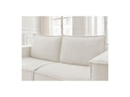 Chelsea - Canapé Droit Convertible Ouverture Express - Tissu Texturé - 140X200