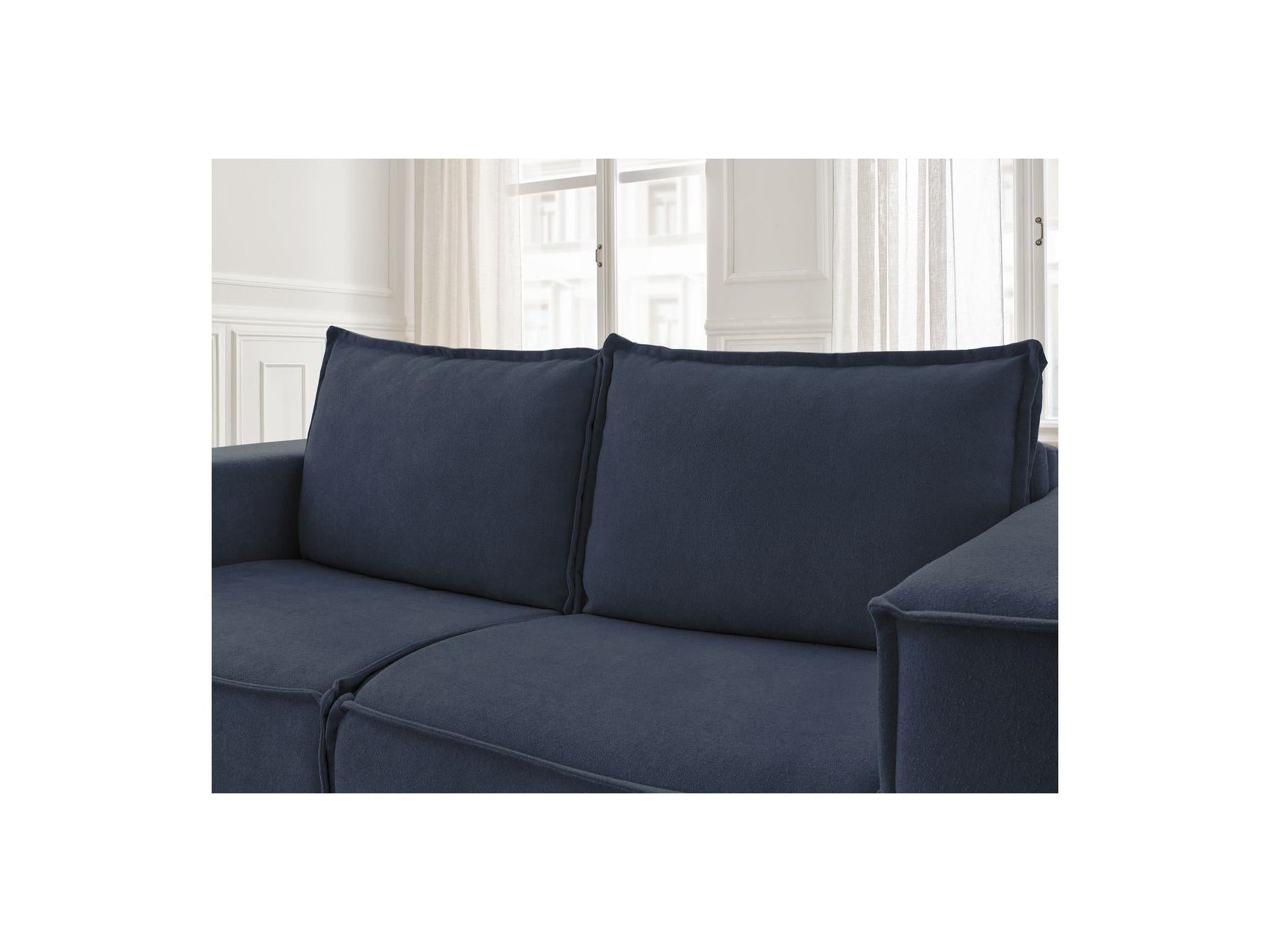 Chelsea - Canapé Droit Convertible Ouverture Express - Tissu Texturé - 140X200