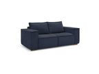 Chelsea - Canapé Droit Convertible Ouverture Express - Tissu Texturé - 140X200