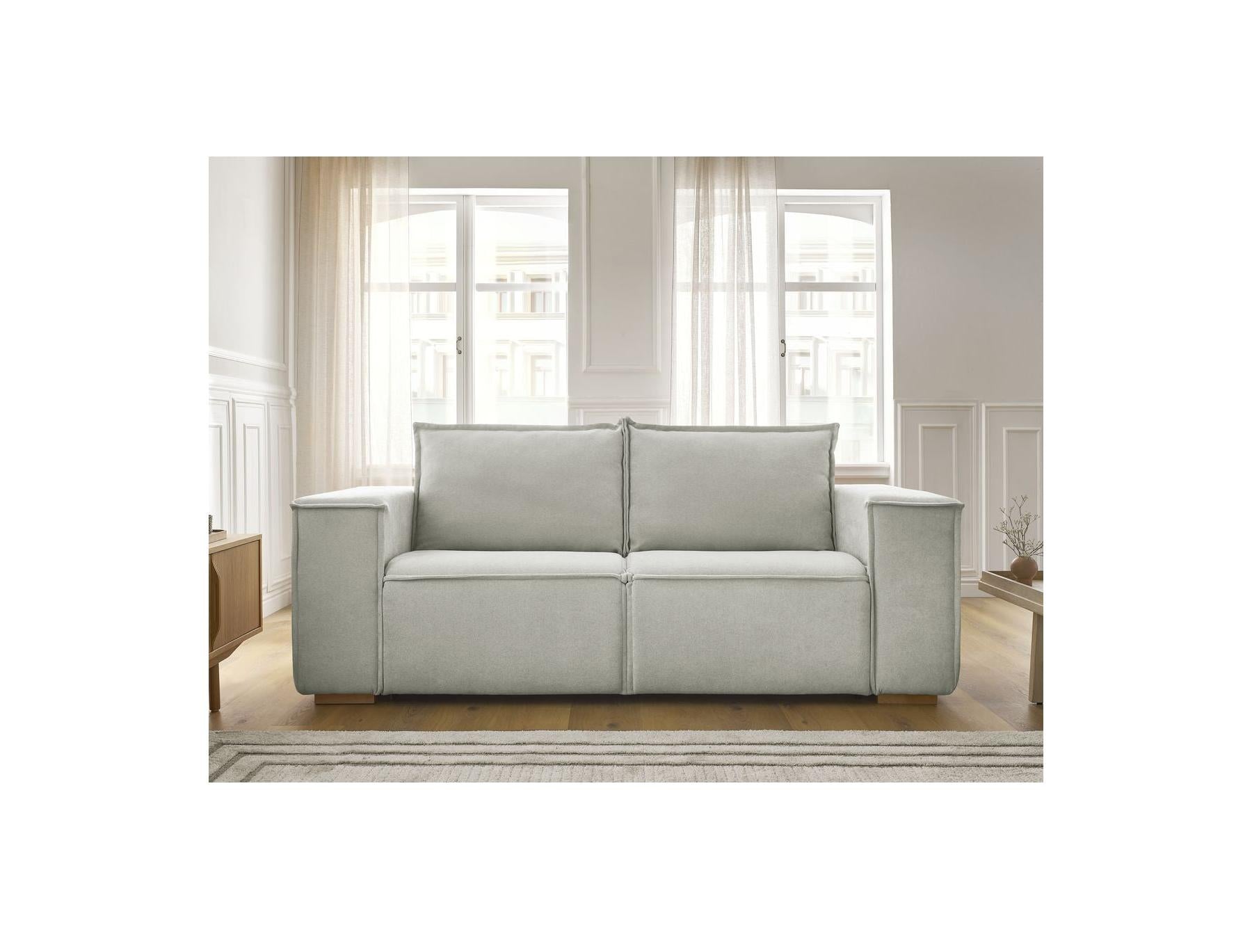 Chelsea - Canapé Droit Convertible Ouverture Express - Tissu Texturé - 160X200