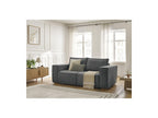 Chelsea - Canapé Droit Convertible Ouverture Express - Tissu Texturé - 140X200