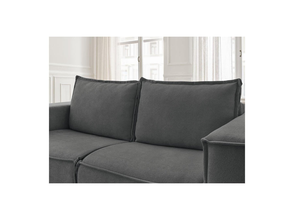 Chelsea - Canapé Droit Convertible Ouverture Express - Tissu Texturé - 140X200