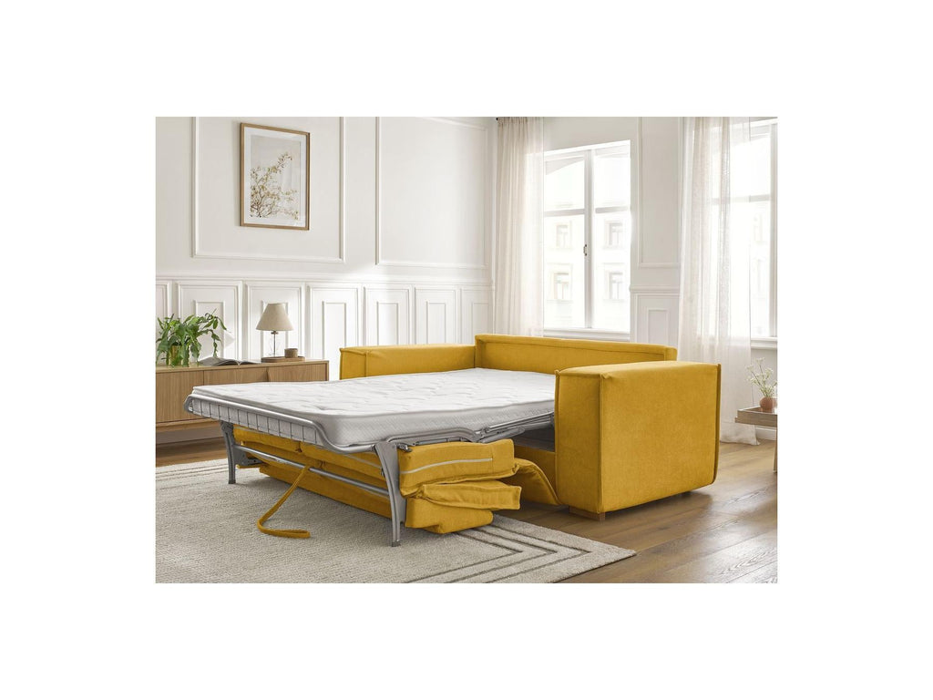 Chelsea - Canapé Droit Convertible Ouverture Express - Tissu Texturé - 140X200