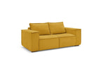 Chelsea - Canapé Droit Convertible Ouverture Express - Tissu Texturé - 140X200
