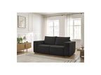 Chelsea - Canapé Droit Convertible Ouverture Express - Tissu Texturé - 140X200