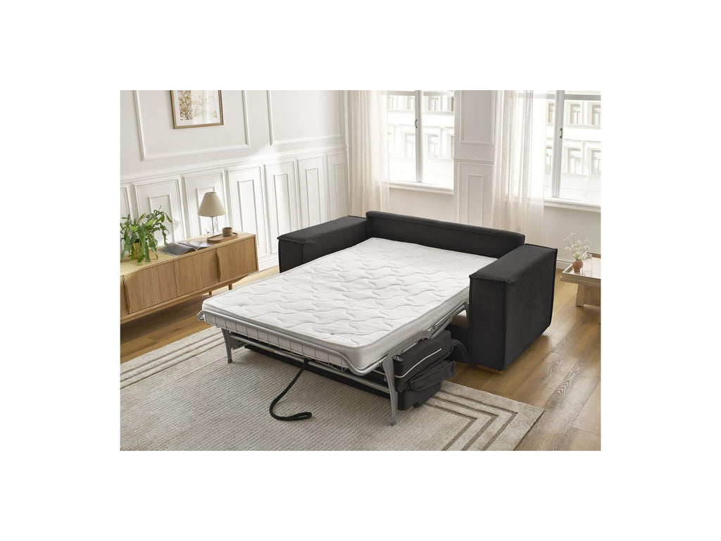 Chelsea - Canapé Droit Convertible Ouverture Express - Tissu Texturé - 140X200