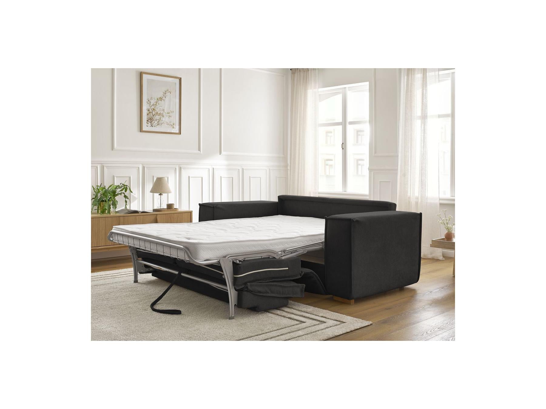 Chelsea - Canapé Droit Convertible Ouverture Express - Tissu Texturé - 160X200