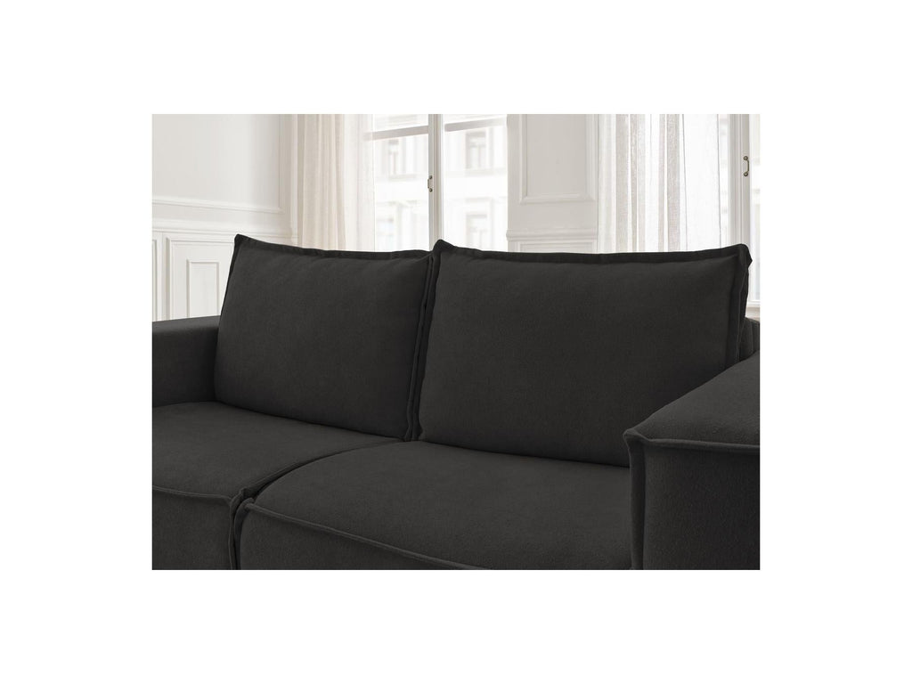 Chelsea - Canapé Droit Convertible Ouverture Express - Tissu Texturé - 140X200