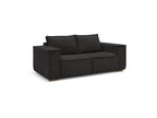 Chelsea - Canapé Droit Convertible Ouverture Express - Tissu Texturé - 140X200