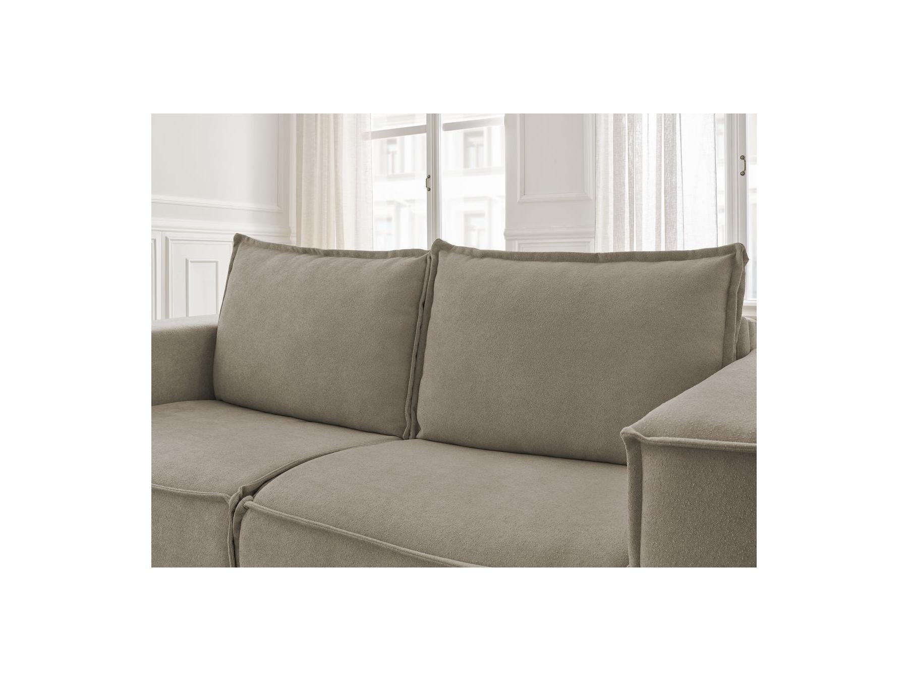 Chelsea - Canapé Droit Convertible Ouverture Express - Tissu Texturé - 140X200