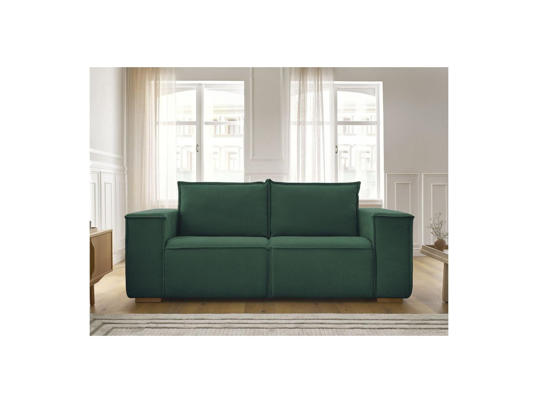 Chelsea - Canapé Droit Convertible Ouverture Express - Tissu Texturé - 140X200