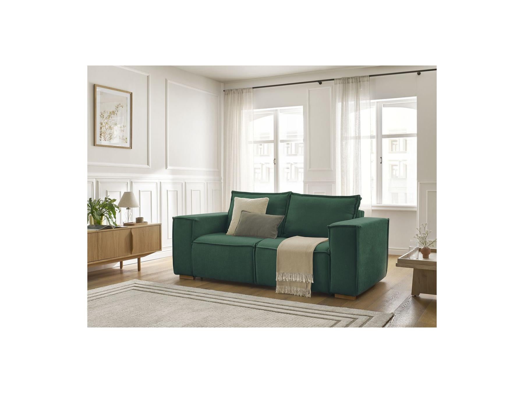Chelsea - Canapé Droit Convertible Ouverture Express - Tissu Texturé - 140X200