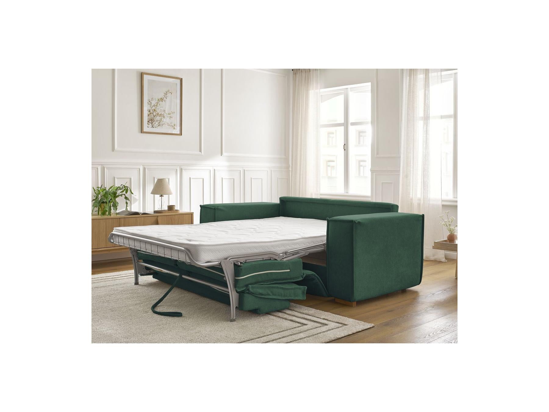 Chelsea - Canapé Droit Convertible Ouverture Express - Tissu Texturé - 140X200