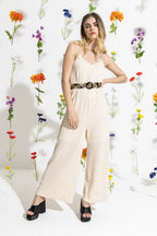 Le Jumpsuit Bonnie Dentelle Beige