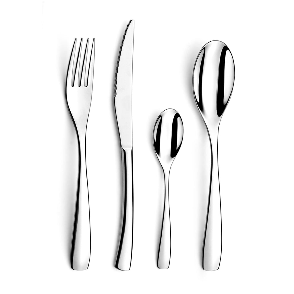Allegro - Ménagère 48 Pièces - Acier Inoxydable - Inox