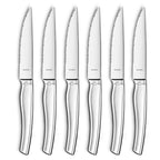 Goliath - Set 6 Couteaux Steak - Acier Inoxydable - Inox