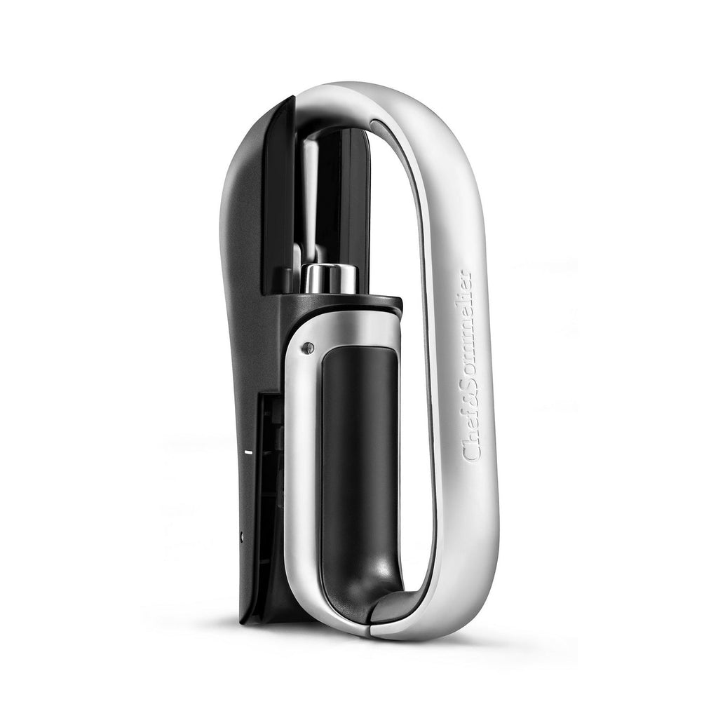 Lever - Tire Bouchon À Levier - Inox/Abs Et Élastomère - Inox/Noir