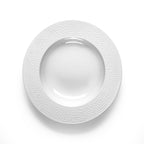 Urban - 6 Assiettes Creuses - Porcelaine - Blanc
