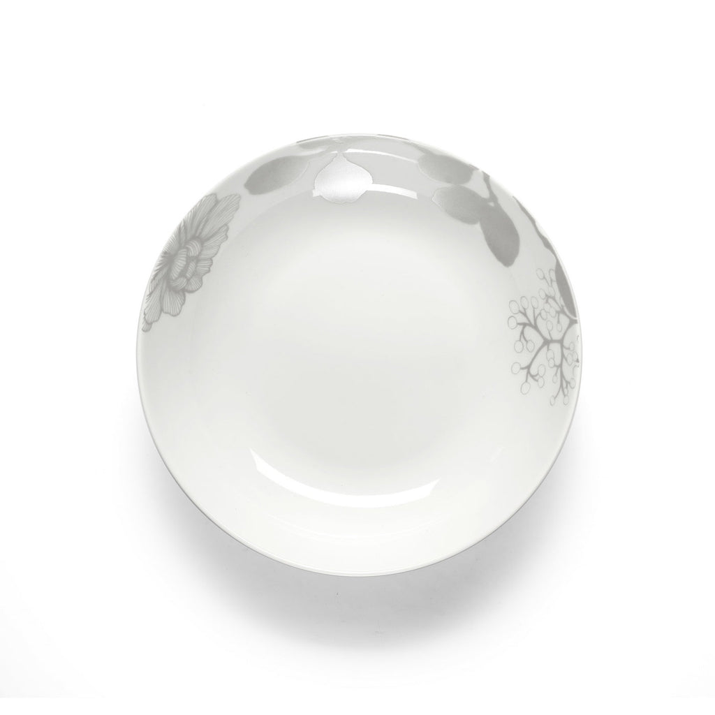 Gardena - Service 18 Pièces - Porcelaine - Blanc/Gris