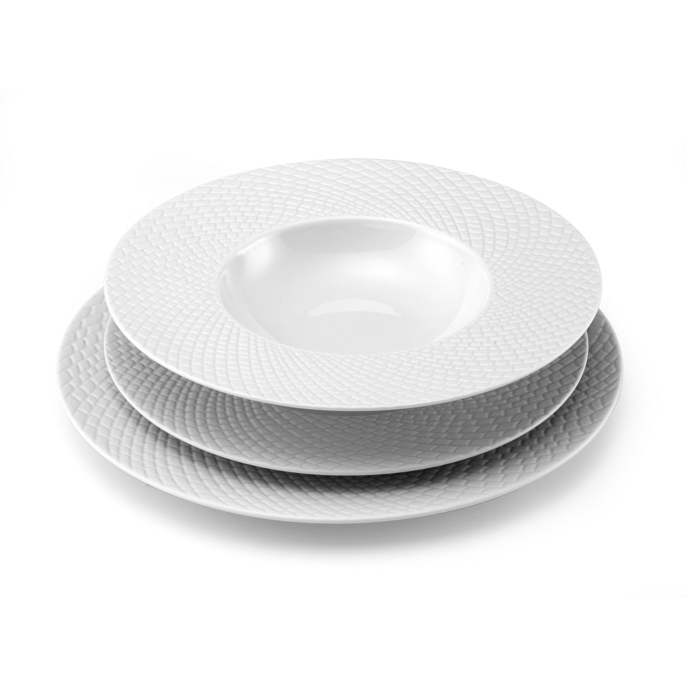Sherane - Service 18 Pièces - Porcelaine - Blanc