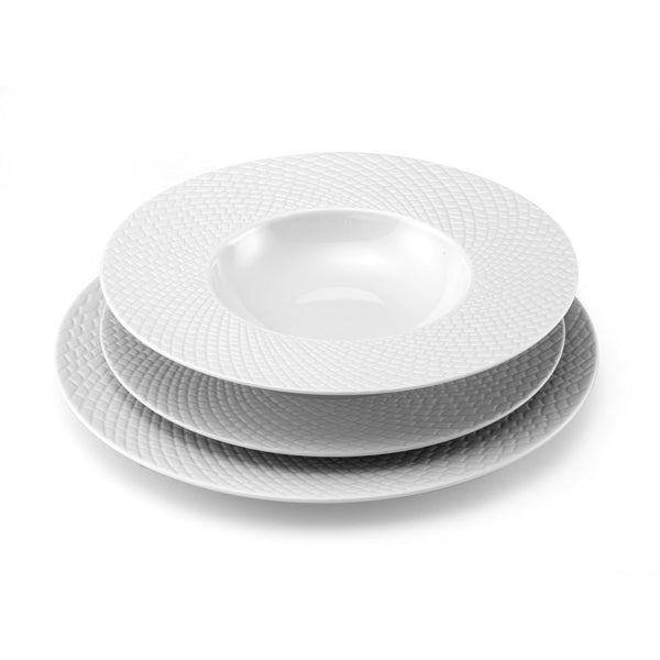 Sherane - Service 18 Pièces - Porcelaine - Blanc