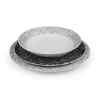 Cosmo - Service 18 Pièces - Porcelaine - Blanc/Gris